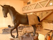 Ce fier cheval porte une armure de quarante-sept kilos! © Ashdown