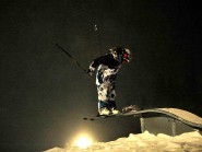 Ce n’est pas la neige qui a freiné les participants du Jib contest au Railpark de L’Orient, bien au contraire. Les riders ont envoyé du lourd. © Nadine Jacquet Ce n’est pas la neige qui a freiné les participants du Jib contest au Railpark de L’Orient, bien au contraire. Les riders ont envoyé du lourd. © Nadine Jacquet