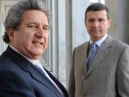 Christophe Reymond (à d.), directeur du Centre patronal, ici avec le président Dino Venezia, est très satisfait de l’aboutissement du référendum. © Raposo