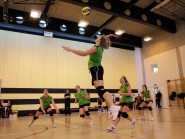 Sandy Fragnière à l'attaque. © Muriel Antille