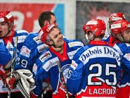Les Combiers ont le sourire! Ils terminent premiers de la saison régulière. © Champi