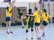 Avec dix réussites, Shadya Goumaz (qui tire) a été la joueuse la plus prolifique samedi passé, contre Yellow Winterthour II. © Champi Avec dix réussites, Shadya Goumaz (qui tire) a été la joueuse la plus prolifique samedi passé, contre Yellow Winterthour II. © Champi