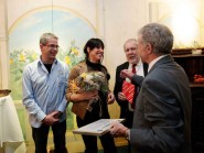 De gauche à droite, Daniel Jaccard, Myriam Bertholet-Laala, Denis Roux et Michel Jaton. © Muriel Antille