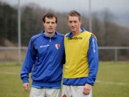 Xavier Margairaz (à g.) et Arnaud Bühler samedi dernier à Chamblon, sous les couleurs du FC Sion! © Muriel Antille