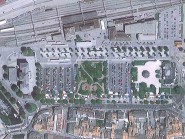La place d’Armes depuis le ciel. Une vue bientôt du passé? DR