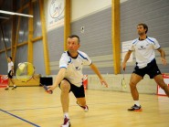 Pavel Uvarov, à gauche, et Jan Fröhlich ont perdu le premier double hommes, mais ils ont enflammé le centre de badminton. © Nadine Jacquet Pavel Uvarov, à gauche, et Jan Fröhlich ont perdu le premier double hommes, mais ils ont enflammé le centre de badminton. © Nadine Jacquet