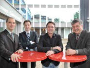 Marc Martin (Statistique Vaud), Jean-Pascal Baechler (BCV), Lionel Eperon, (SPECO), et Guy-Philippe Bolay (CVCI). © Michel Duperrex Marc Martin (Statistique Vaud), Jean-Pascal Baechler (BCV), Lionel Eperon, (SPECO), et Guy-Philippe Bolay (CVCI). © Michel Duperrex