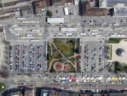 La place d’Armes vue du ciel, photographiée par le drone de la HEIG-VD. © HEIG-VD-Institut G2C-R-Pod La place d’Armes vue du ciel, photographiée par le drone de la HEIG-VD. © HEIG-VD-Institut G2C-R-Pod