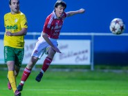 Frédéric Gilardi (à dr.) envoie un pétard et ouvre la marque pour un FC Bavois qui avait besoin de se rassurer contre Echallens. © Champi Frédéric Gilardi (à dr.) envoie un pétard et ouvre la marque pour un FC Bavois qui avait besoin de se rassurer contre Echallens. © Champi
