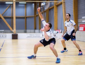 Malmenés, Matthew Carder (à g.) et Anthony Dumartheray ont renversé la vapeur pour remporter un match crucial. © Champi