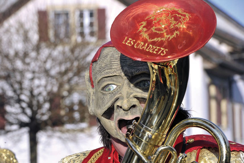 Les Cradzets d’Yverdon-les-Bains ont été invités aux festivités. © Michel Duperrex