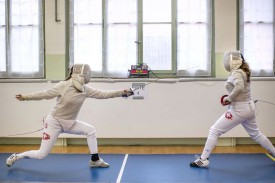 Camille de Salis, à gauche, n’a jamais tremblé contre Laure Gerber. © Champi