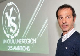 L’avenir d’Yverdon Sport, et notamment des infrastructures dont il bénéficiera, a été présenté par le président du club Mario Di Pietrantonio aux membres du Club des Milles qui ont fait le déplacement à Y-Parc, mardi. © Michel Duperrex