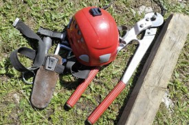 Un petit aperçu de l’attirail nécessaire aux travaux de maintenance. © Michel Duperrex