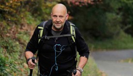 Vincent Piguet s’est régulièrement entraîné sur la route menant au Suchet, de manière à bénéficier d’une forme optimale pour son expédition au pôle Sud. © Camille Bardet