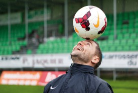 Yverdon Sport accueille Fribourg, samedi, au Stade Municipal (coup d’envoi à 17h30). Sorti sur blessure lors du dernier match, David Jimenez espère être opérationnel. © Simon Gabioud