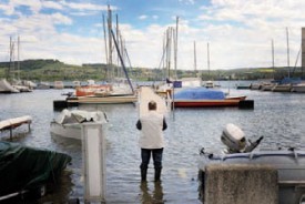 A Grandson, les bottes ne suffisent pas pour accéder aux bateaux. © Nadine Jacquet