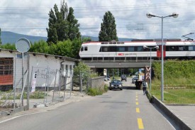 Le passage sous voie devrait garder, dans un premier temps, sa largeur de 8 m. © Duperrex -a