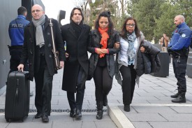 La soeur de Marie et l’avocat Jacques Barillon. © Michel Duperrex