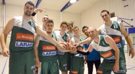Les joueurs d’Yverdon ont réalisé une excellente saison et reprennent l’ascenseur dans le bon sens. © Aurélien Abla