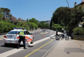 A 13h42, samedi, la blessée avait déjà été transférée à l’hôpital. © Muriel Aubert