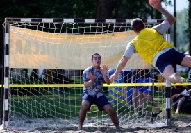 Le beach-handball, une discipline spectaculaire au possible.