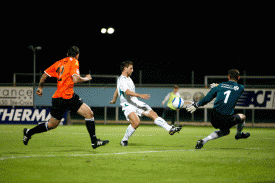 Sébastien Meoli a déjà inscrit quatre buts cette année, mais n'a pas trouvé le chemin des filets contre Wil à la fin du mois de septembre (0-1). © Muriel Antille