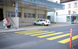 Le passage piétons où s’est déroulé l’accident. ©Carole Alkabes