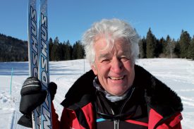 Directeur de l’école de ski du Centre nordique du Mollendruz, Jean-Louis Reymond compense son handicap par la parfaite connaissance de la région où il évolue. ©Charles Baron