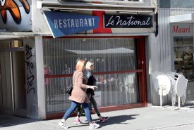 Les habitués du National devront trouver un autre bistrot, puisque l’établissement fermera ses portes en juin prochain. ©Michel Duperrex