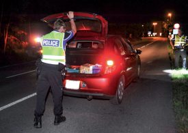 La Police cantonale a contrôlé de manière systématique les véhicules qui roulaient d’Yvonand en direction d’Yverdon-les-Bains. ©Carole Alkabes