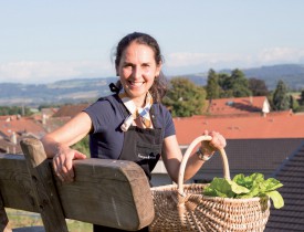 Domizia Martinola fait table d’hôte depuis mars 2015 dans le cadre de Swiss Tavolata. ©Muriel Aubert