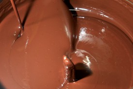 Onctueux, crémeux, un chocolat prêt à épouser toutes les formes. ©Michel Duperrex