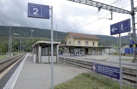 La gare du Day ne fera bientôt plus partie du paysage. Elle sea déplacée et reconstruite. ©A-Duperrex