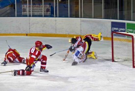 Présent sur les cinq buts yverdonnois, Vincent Dériaz a fait le spectacle, même quand il s’est agi d’aller chatouiller le gardien adverse!