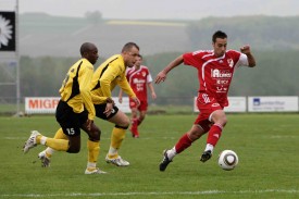 Le meneur de jeu Marco Malgioglio, impliqué sur les trois premiers buts du FC Bavois, a été le grand artisan de la victoire des siens.