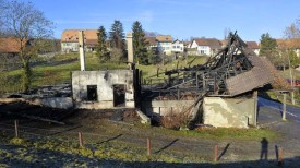 La salle d’Orzens a complètement été détruite, le 16 décembre.