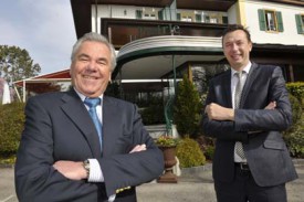 Jean-Claude Vagnières et le directeur Serge Krivokapic vont redonner du lustre au célèbre établissement hôtelier.