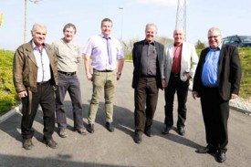 Le comités de pilotage regroupe (de g. À d.) Jacques Piot, syndic de Corcelles-sur-Chavornay, Patric Martin, syndic de Belmont-sur-Yverdon, Cédric Pittet, syndic de Suchy, Christian Kunze, syndic de Chavornay, Sylvain Homberger, syndic d’Ependes et Dominique Vidmer, syndic d’Essert-Pittet.