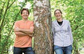 Olivier Ertz et Sarah Composto, deux des protagonistes du projet. ©Simon Gabioud