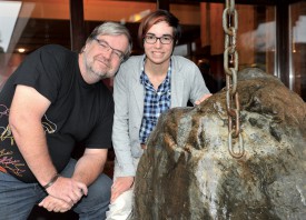 Le Dr Jean-François Rubin et sa fille Aurélie. ©Michel Duperrex