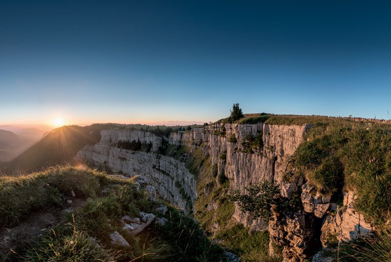 Le cirque rocheux est à la limite entre Vaud et Neuchâtel. ©Matthias Taugwalder