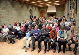 Une centaine de nouveaux retraités ont répondu présent à la cérémonie, suite à la convocation de la Ville d’Yverdon-les-Bains. ©Michel Duperrex