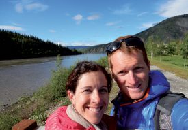 Cette photo du couple a été prise dans la région canadienne du Yukon. ©BenTess Schnellyss