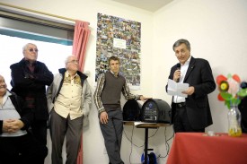 Armand Durand, Filip Uffer, directeur de Pro Senectute Vaud, et Antoine Favrod, animateur de proximité, qui a décidé de passer le témoin. © Nadine Jacquet