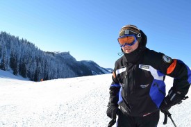 Adrien Juvet, président de l’association des Amis de Chasseron-Buttes, pose devant le Chasseron, d’où les skieurs de tous les âges et de tous les niveaux s’élanceront dimanche. © Pittet