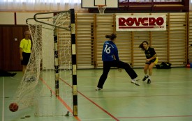 L’Yverdonnoise Sabrina Langellotti trouve la faille depuis son aile droite. Les Nord-Vaudoises sont sans contradictrice cette saison. © Mickael Justo