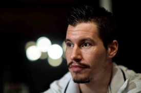 Oliver Setzinger arbore son look playoffs. Atout offensif numéro un du LHC cette saison, l’Autrichien ne fuit pas les responsabilités. © Muriel Antille