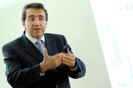 Pascal Broulis est convaincu que la réduction drastique de la dette opérée ces dernières années consitute désormais une vraie force de frappe pour le canton de Vaud. © Nadine Jacquet