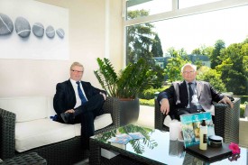Olivier Kernen et Paul-Arthur Treyvaud sont déterminés à se battre pour placer le Centre thermal au niveau de ses principaux concurrents. © Nadine Jacquet